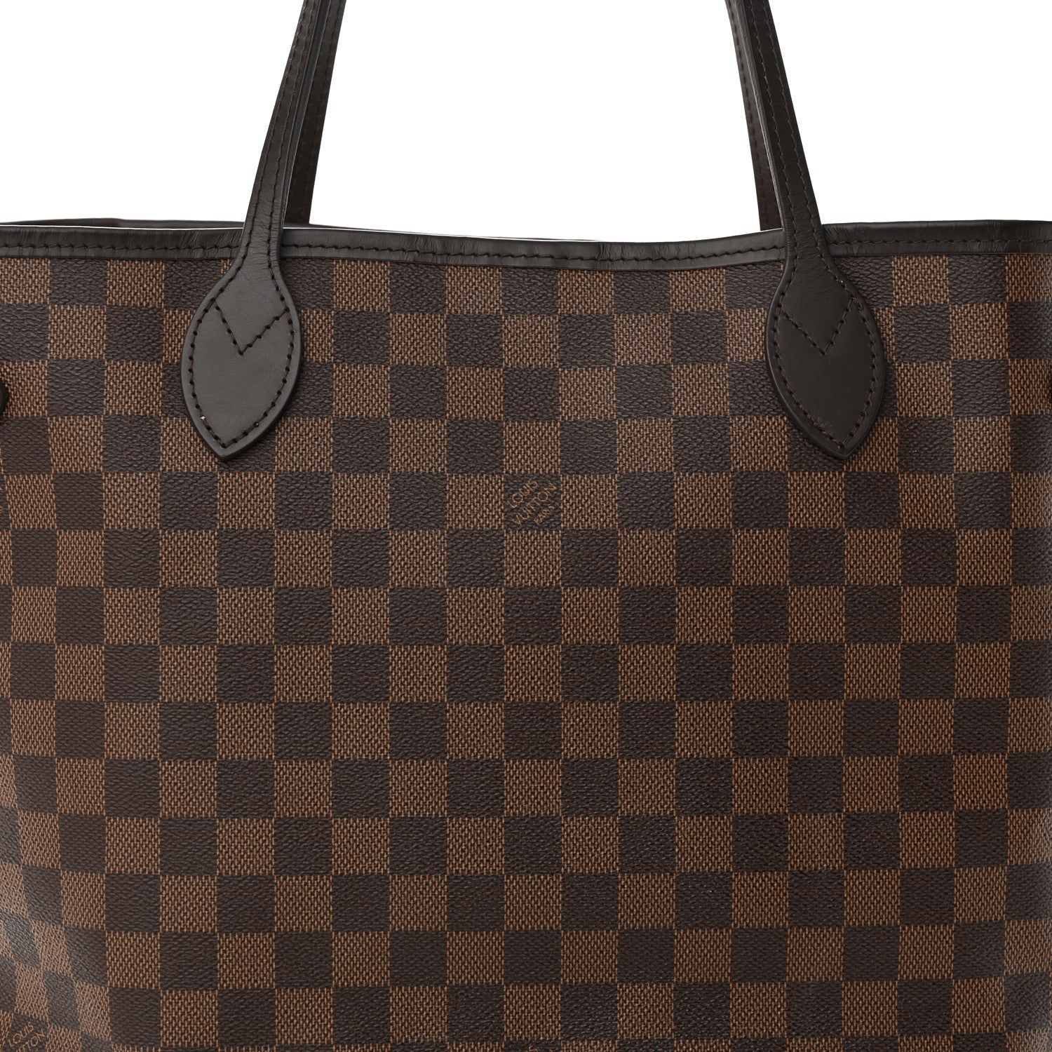 Louis Vuitton Damier Ebene Neo Neverfull MM Rose Ballerine 12 of 14