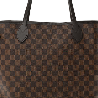 Louis Vuitton Damier Ebene Neo Neverfull MM Rose Ballerine 12 of 14