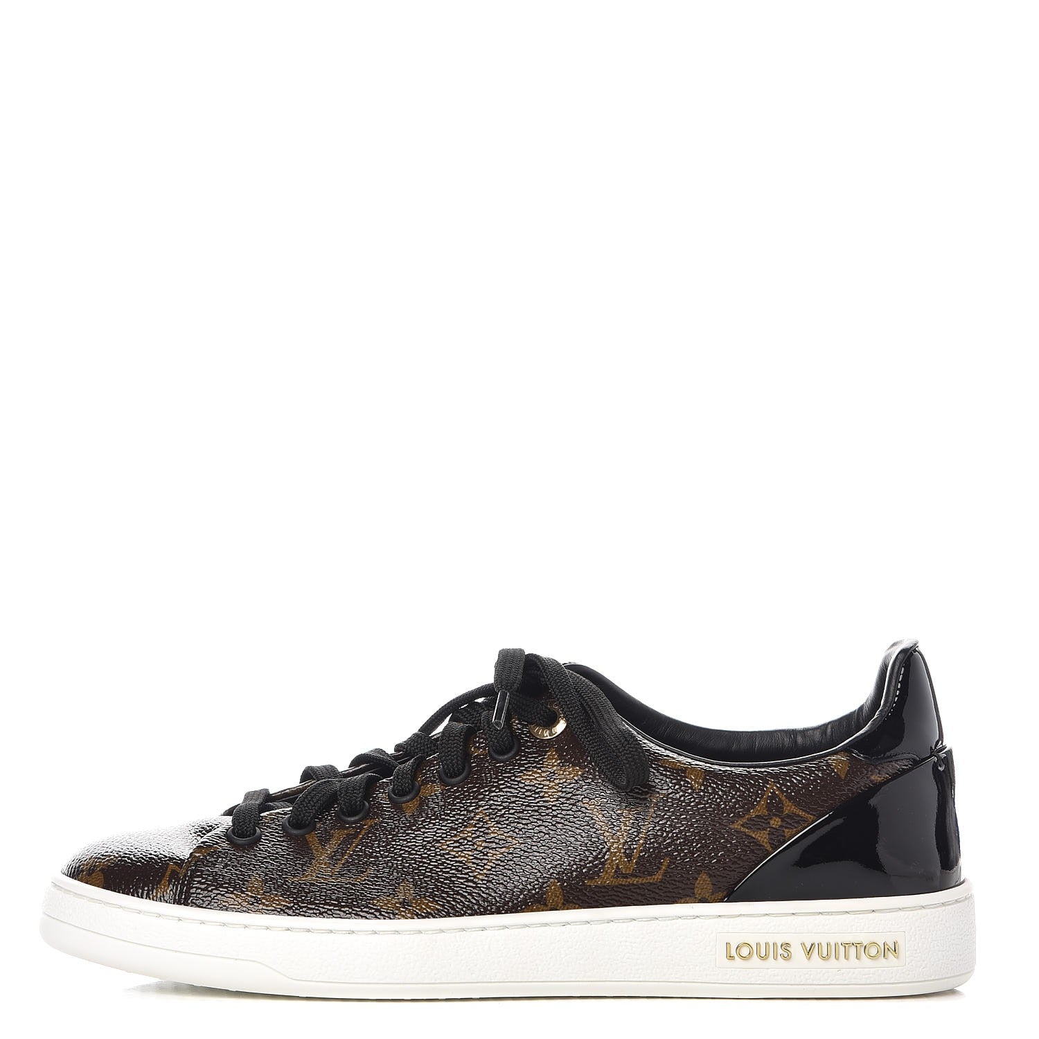 Louis Vuitton Patent Monogram Frontrow Sneakers 37 1 of 10