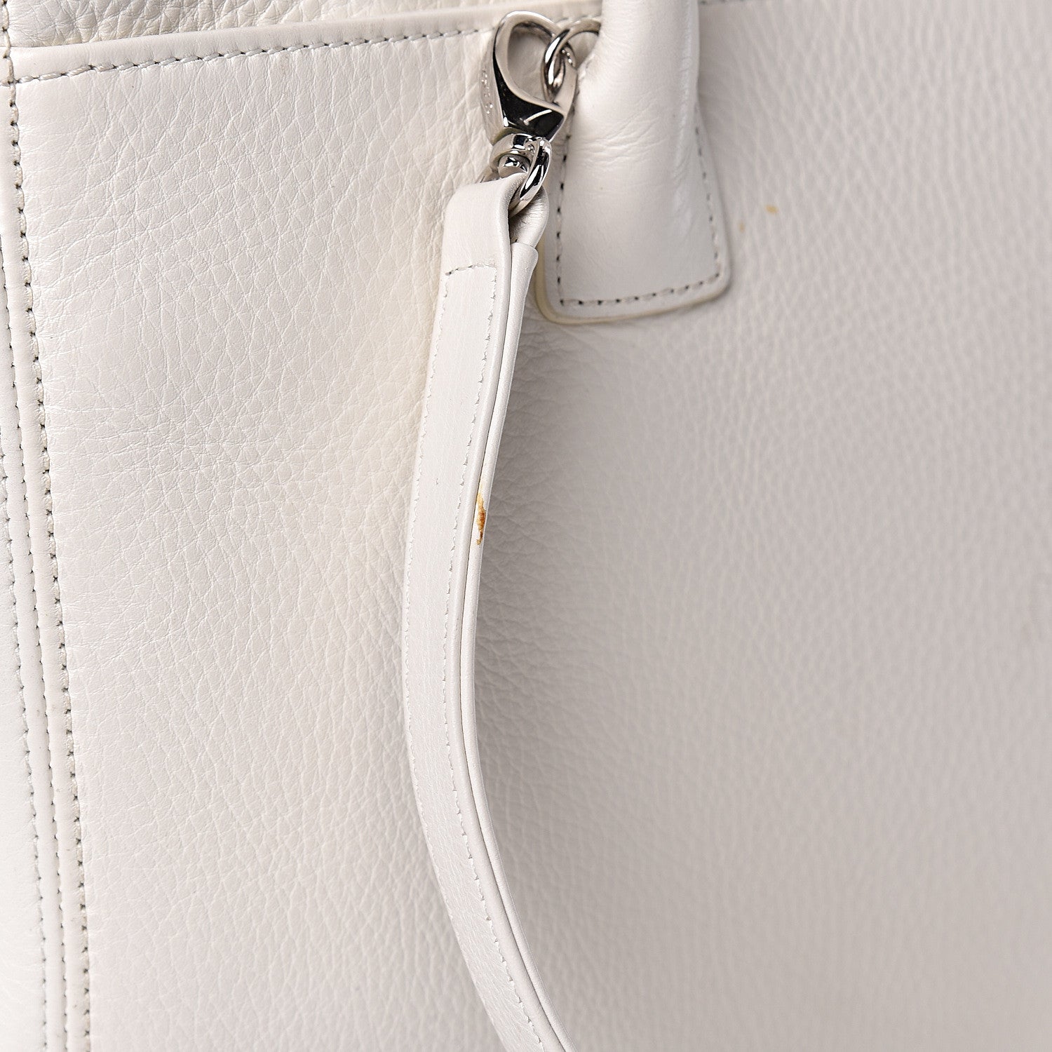 Chanel Calfskin Cerf Executive Shopper Tote White 13 of 18