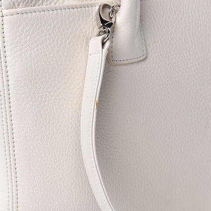 Chanel Calfskin Cerf Executive Shopper Tote White 13 of 18