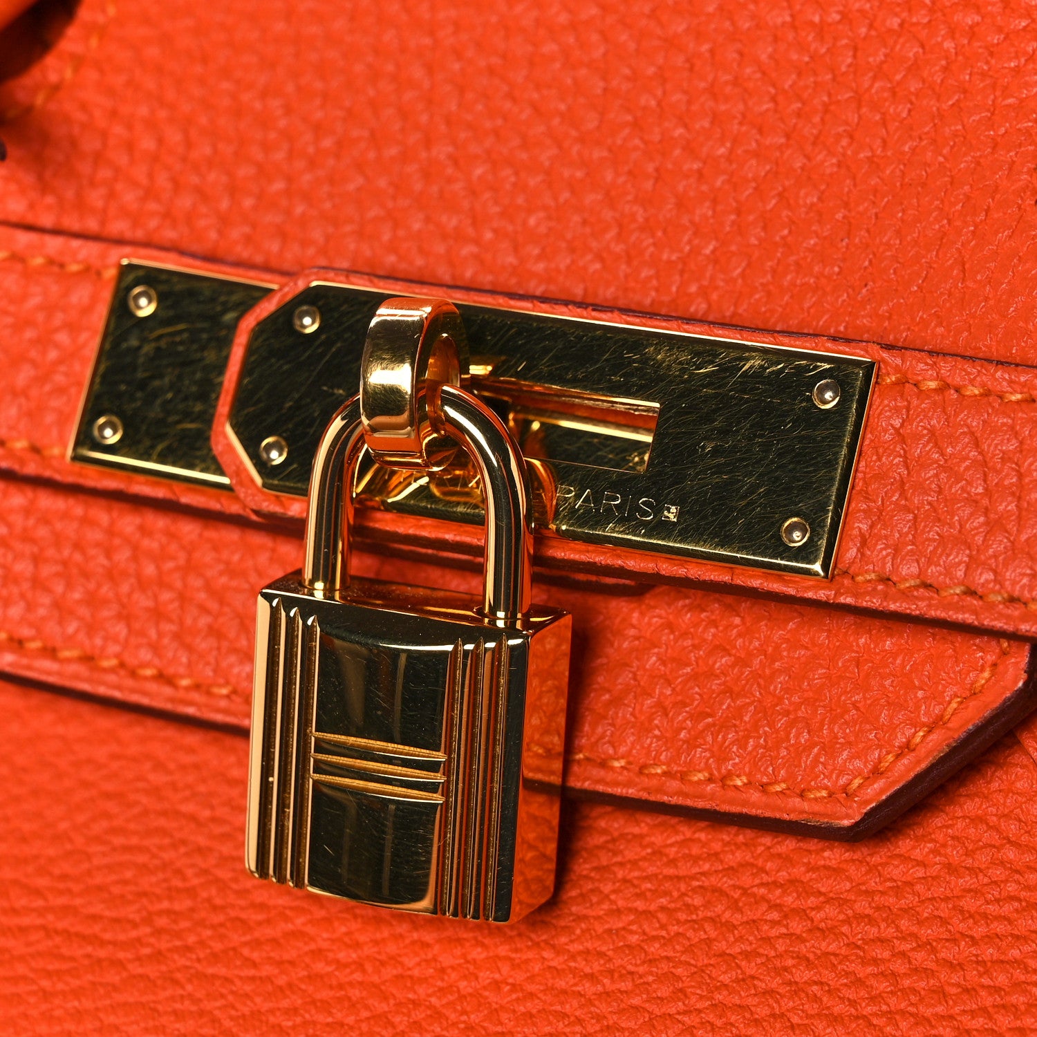 Hermes Togo Birkin 30 Feu 10 of 12