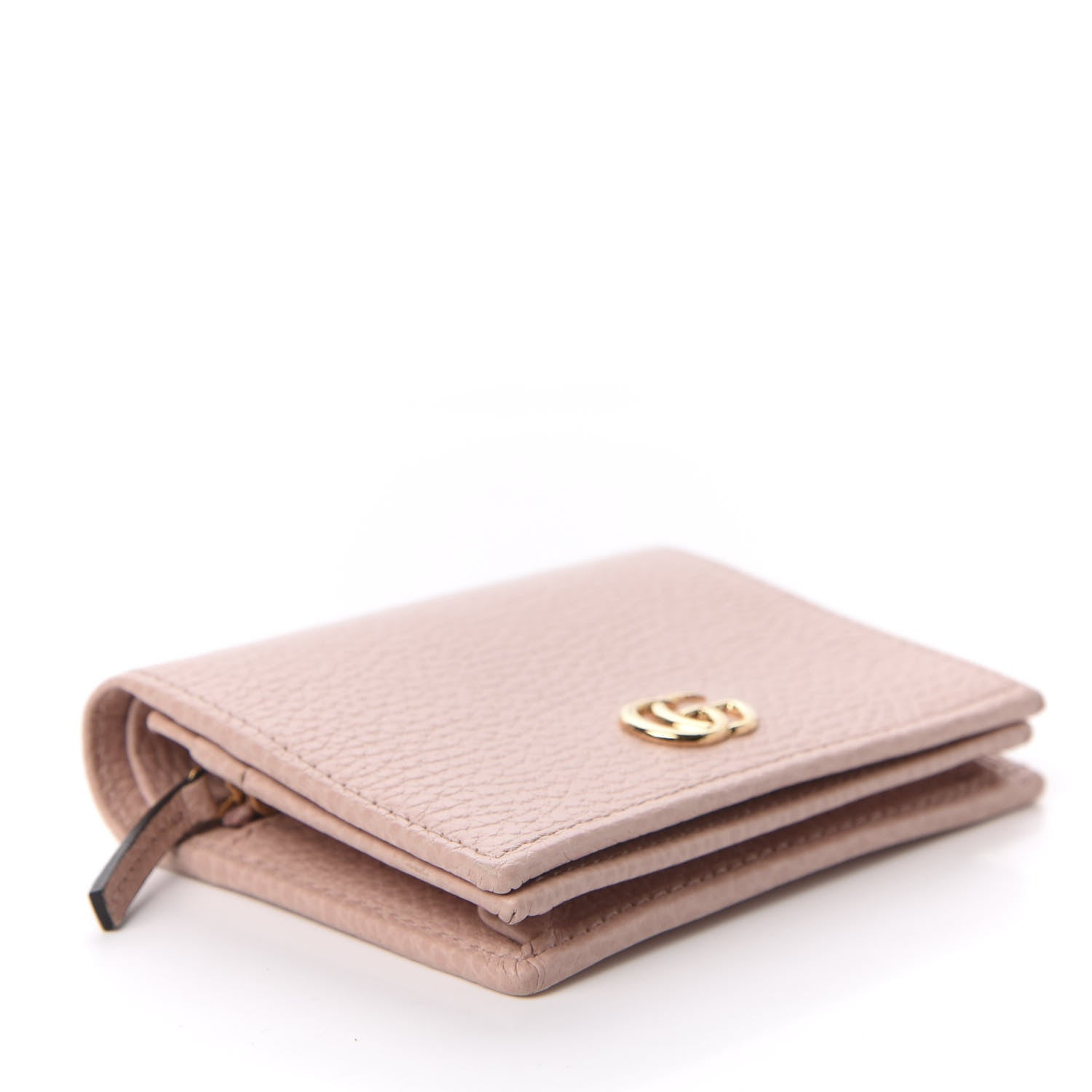 Gucci Dollar Calfskin GG Marmont Card Case Perfect Pink 4 of 8