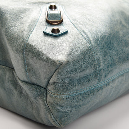 Balenciaga Agneau Classic Hardware Brief Aquamarine 8 of 15