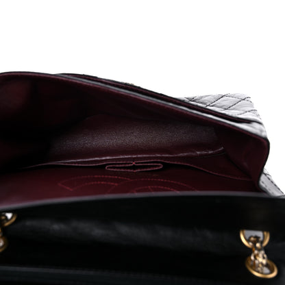 Chanel Aged Calfskin Quilted 2.55 Reissue 225 Flap Black 4 of 11