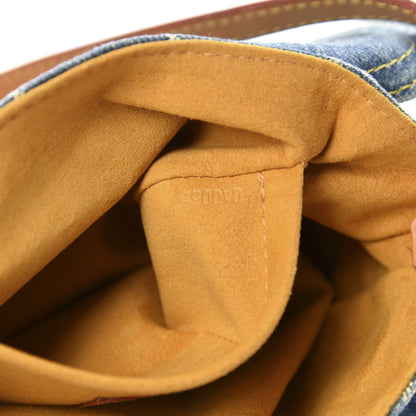 Louis Vuitton Monogram Denim Mini Pleaty Blue 9 of 10