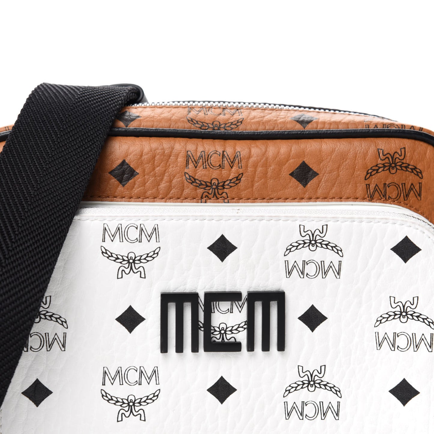 Visetos Mix Small Klassik Crossbody White