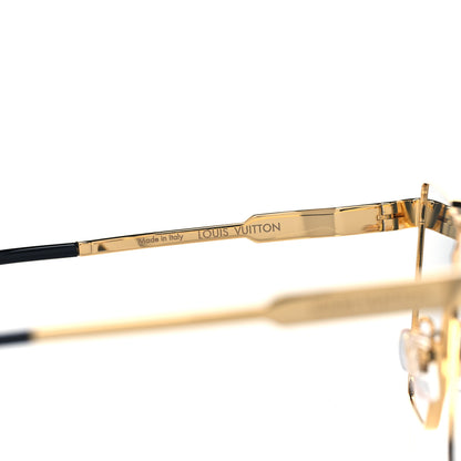 Louis Vuitton Metal Cyclone Sunglasses Z1700U Gold 6 of 9