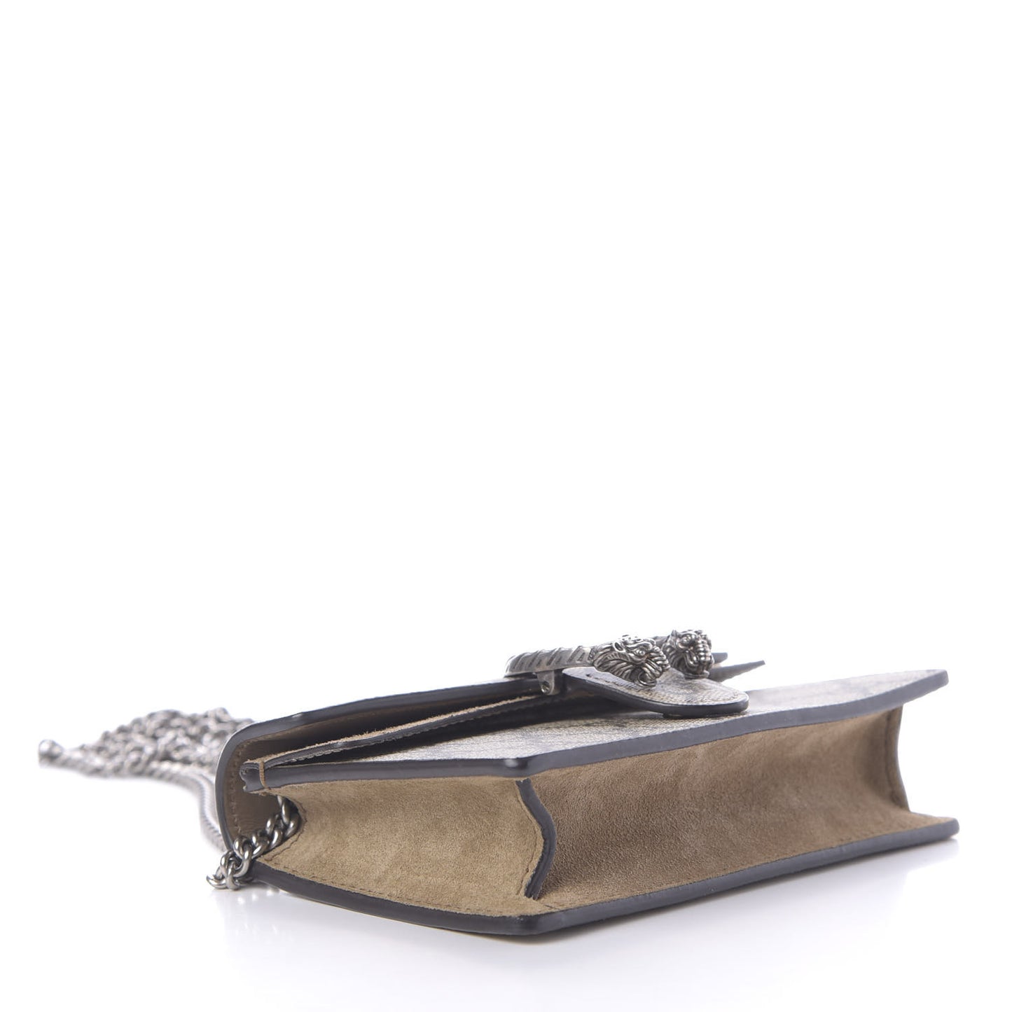 GG Supreme Monogram Super Mini Dionysus Shoulder Bag Taupe