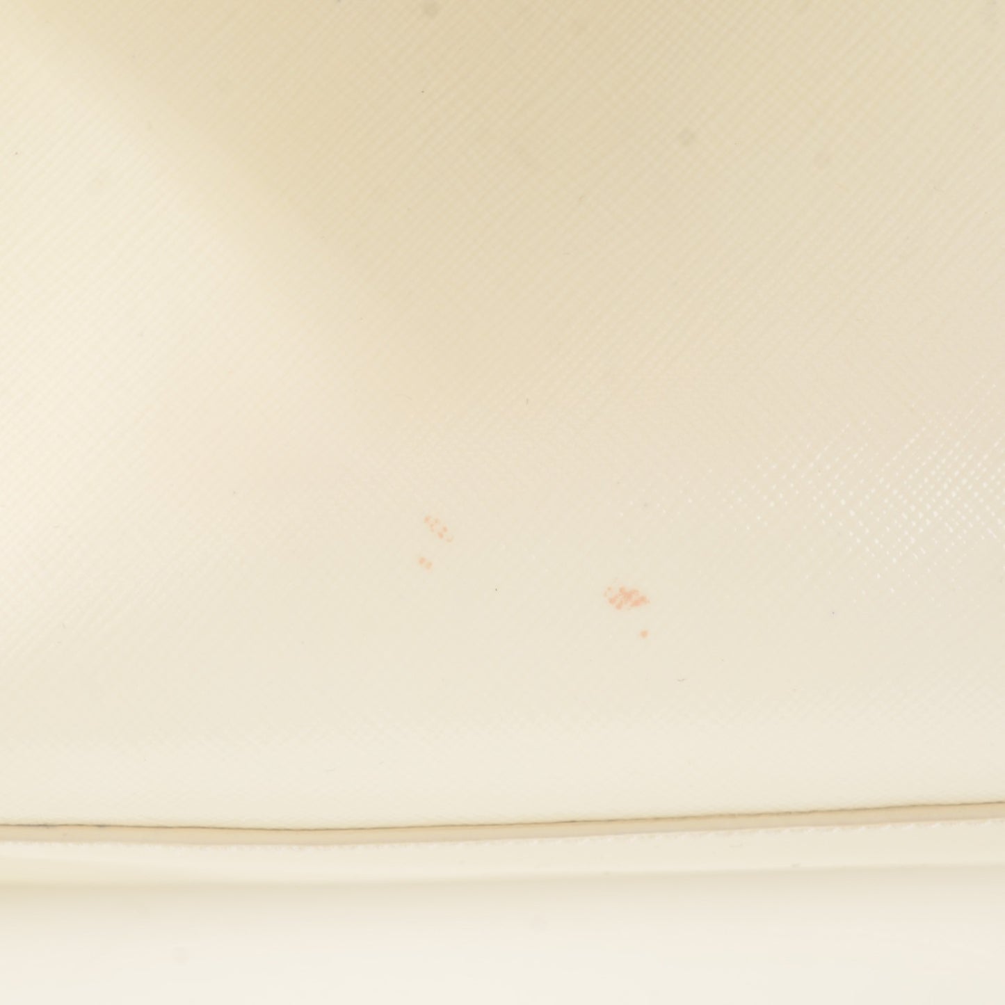 Saffiano Vernice Frame Bag White
