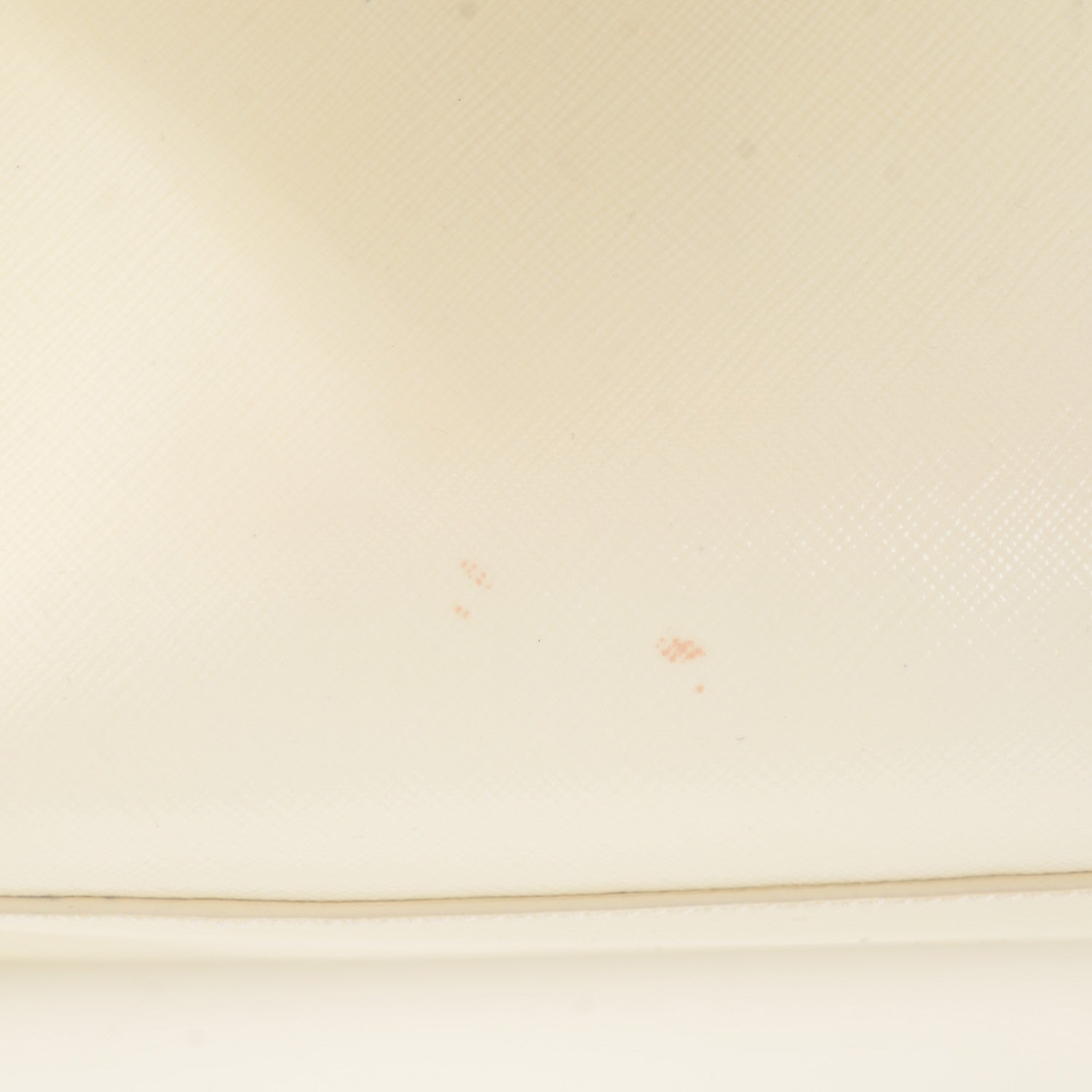 Prada Saffiano Vernice Frame Bag White 11 of 14