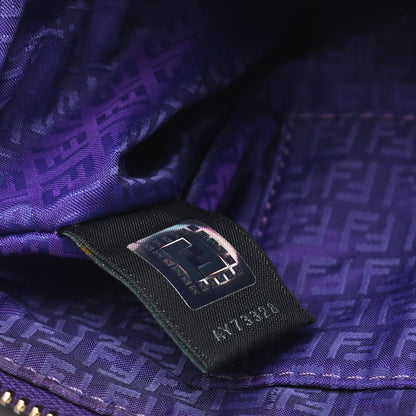 Fendi Zucca Spalmati Pochette Tobacco Viola 8 of 9
