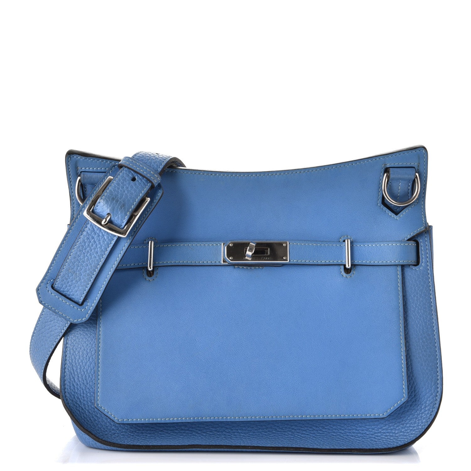 Hermes Taurillon Clemence Swift Jypsiere 28 Bleu Paradis 1 of 36
