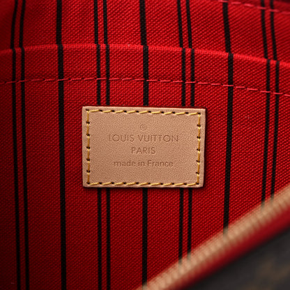 Louis Vuitton Monogram Neverfull MM GM Pochette Cherry 6 of 8