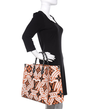 Louis Vuitton Monogram Giant Crafty Onthego GM Crème Caramel 3 of 11