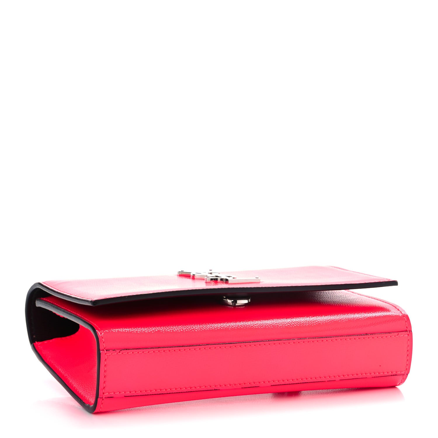 Saint Laurent Grain De Poudre Monogram Kate Belt Bag Neon Pink 4 of 12