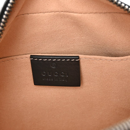 Gucci Calfskin Matelasse Small GG Marmont Chain Shoulder Bag Black 6 of 10