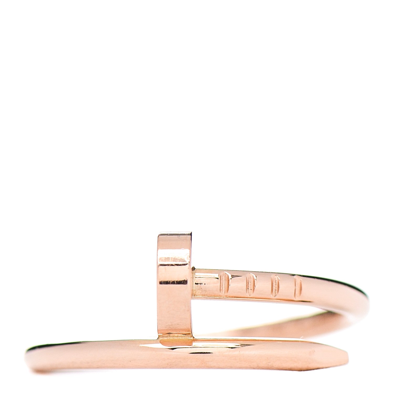 Cartier 18K Pink Gold Small Juste Un Clou Ring 49 4.75 1 of 5