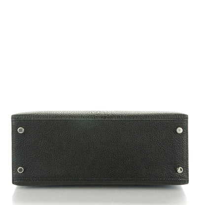 Hermes Chevre de Coromandel Kelly Sellier 28 Black 6 of 24