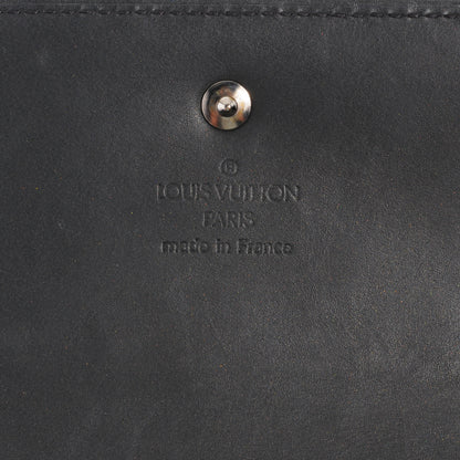 Louis Vuitton Mat Monogram Porte Tresor International Black 5 of 6