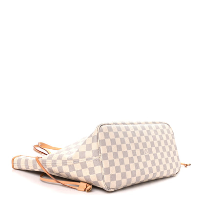 Louis Vuitton Damier Azur Neo Neverfull MM Rose Ballerine 4 of 10