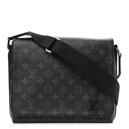 Louis Vuitton Monogram Eclipse District PM Black 1 of 9
