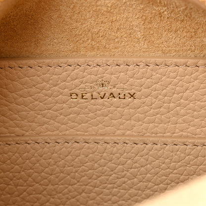 Delvaux Taurillon Soft Mini Cool Box Satchel Dune 6 of 10