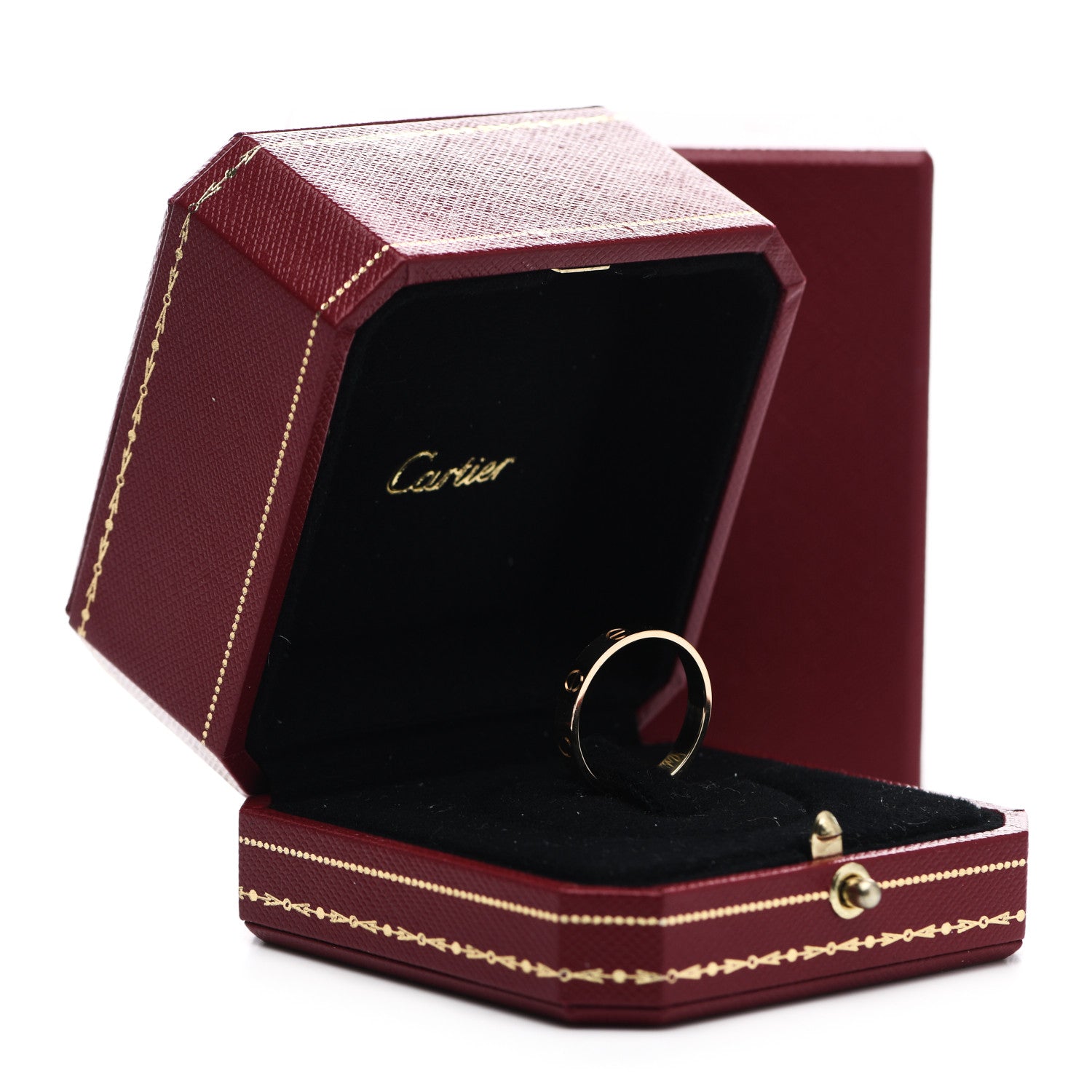 Cartier 18K Yellow Gold 3.5mm LOVE Wedding Band Ring 59 8.75 5 of 5