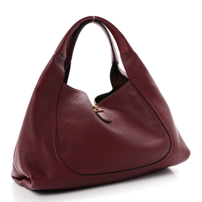 Gucci Grained Calfskin Softbit Maxi Shoulder Bag Rosso Ancora Red 4 of 11