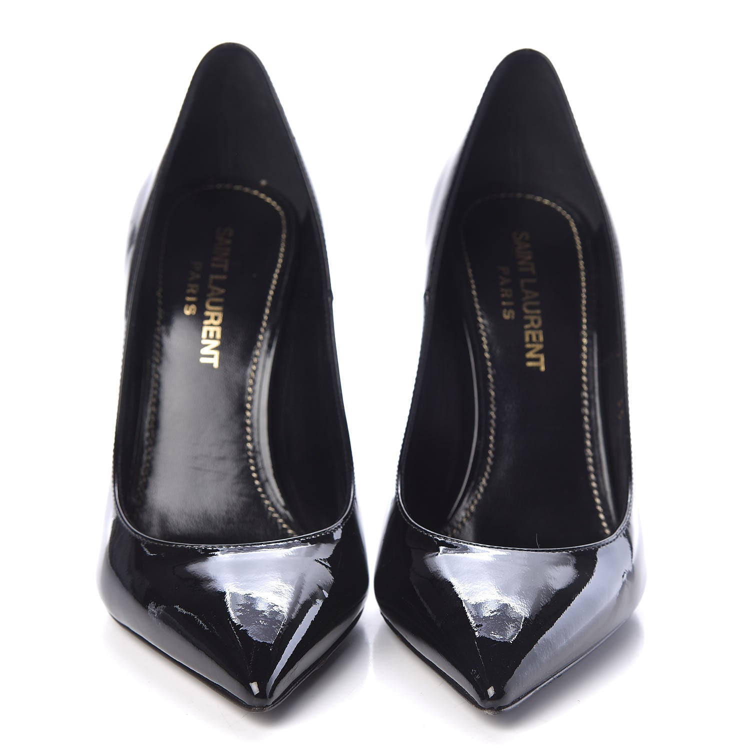 Saint Laurent Patent Opyum 110 Pumps 35 Black 2 of 9
