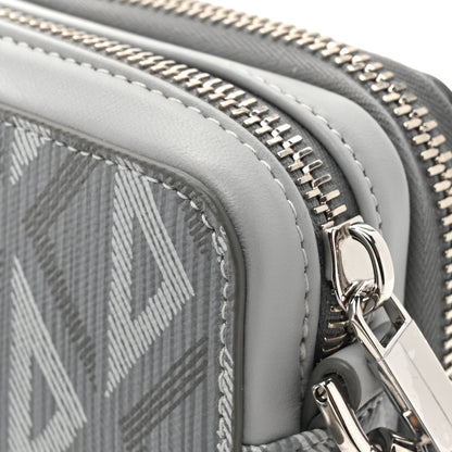 Christian Dior Coated Canvas CD Diamond Messenger Pouch Grey 13 of 14