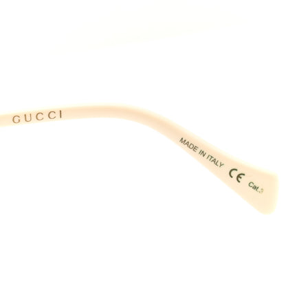Gucci Metal Square Frame Sunglasses GG0970S Gold Grey 5 of 8