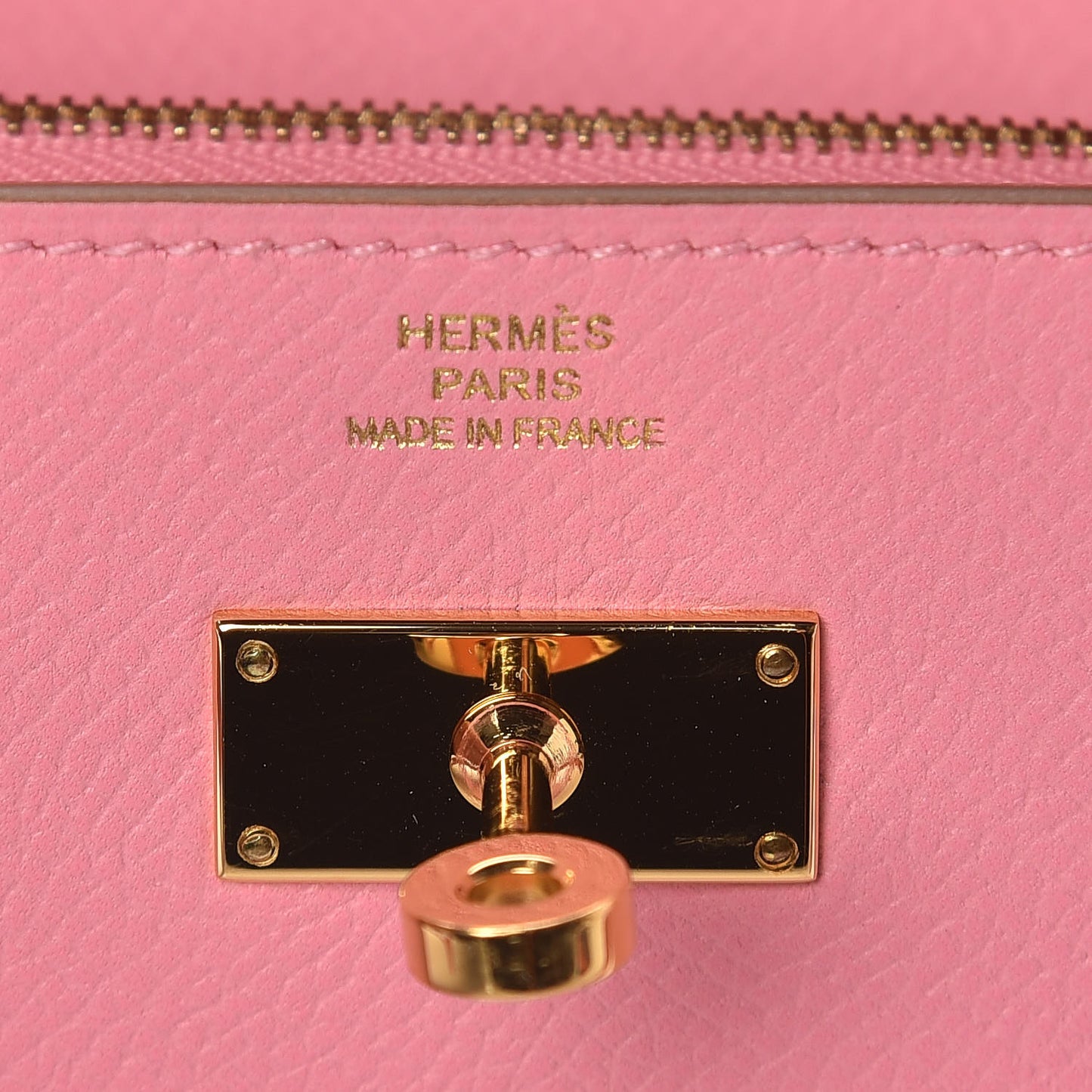 Epsom Kelly Longue Wallet Rose Confetti