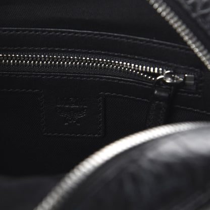 MCM Visetos Spot Crossbody Bag Black 6 of 8