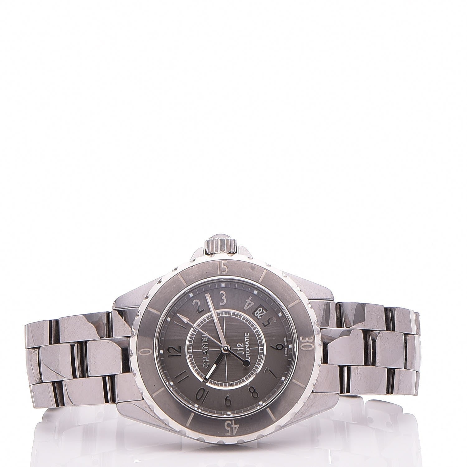 Chanel Titanium Ceramic 38mm J12 Chromatic Automatic Watch 3 of 7