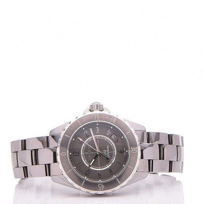 Chanel Titanium Ceramic 38mm J12 Chromatic Automatic Watch 3 of 7