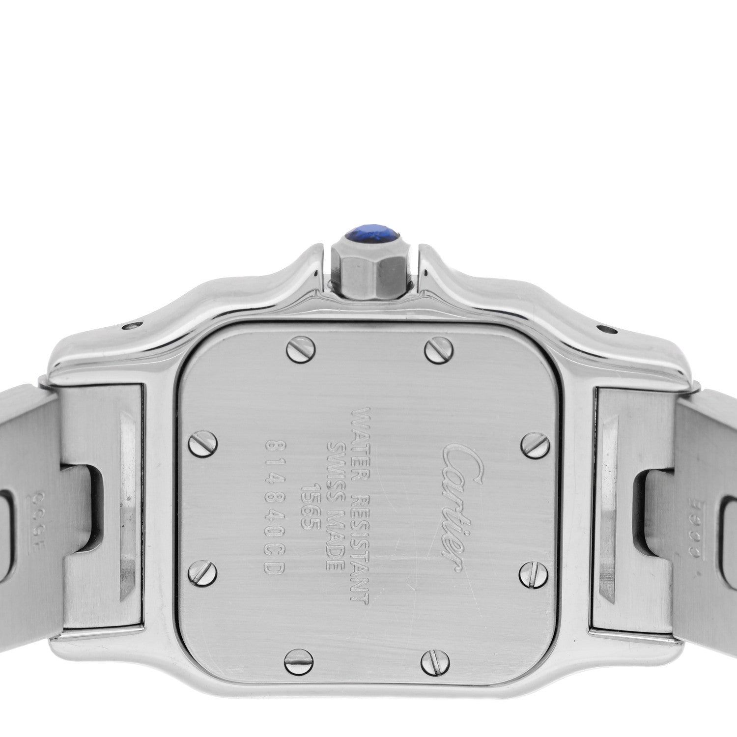 Cartier Stainless Steel 24mm Santos de Cartier Galbee Quartz Watch 4 of 4
