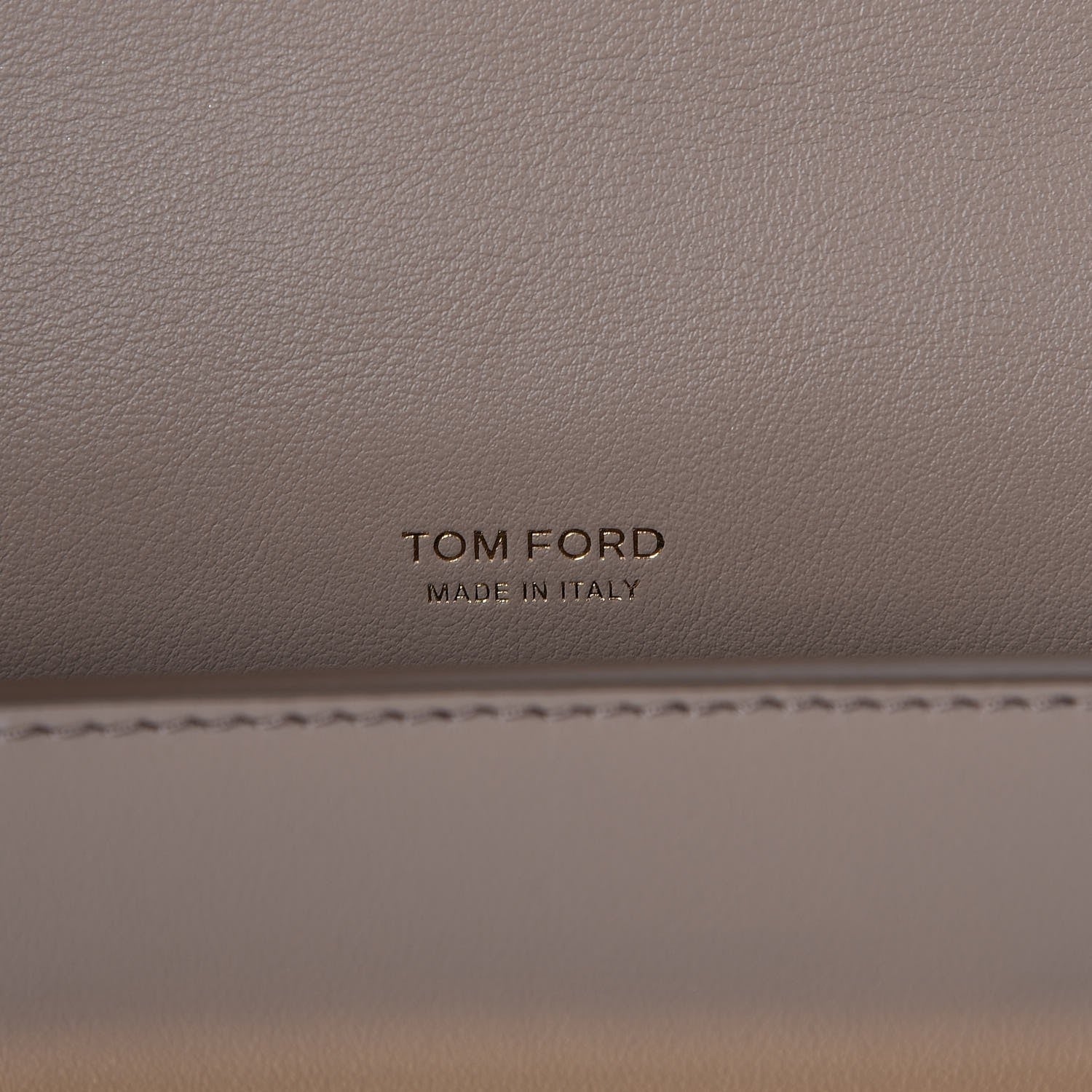 Tom Ford Calfskin Small Natalia Chain Bag Taupe 6 of 7