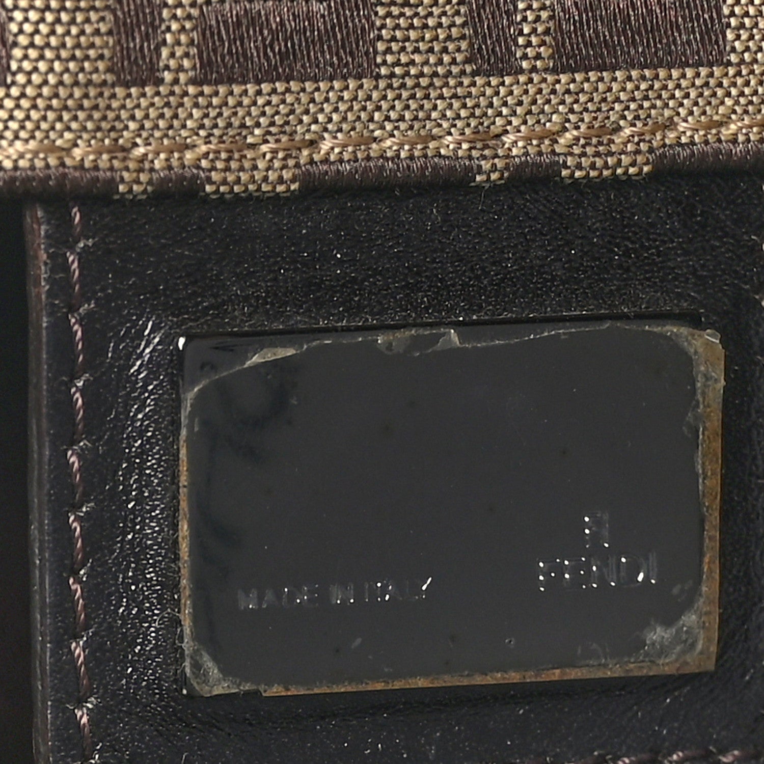 Fendi Zucchino Small Tote Tobacco 6 of 8