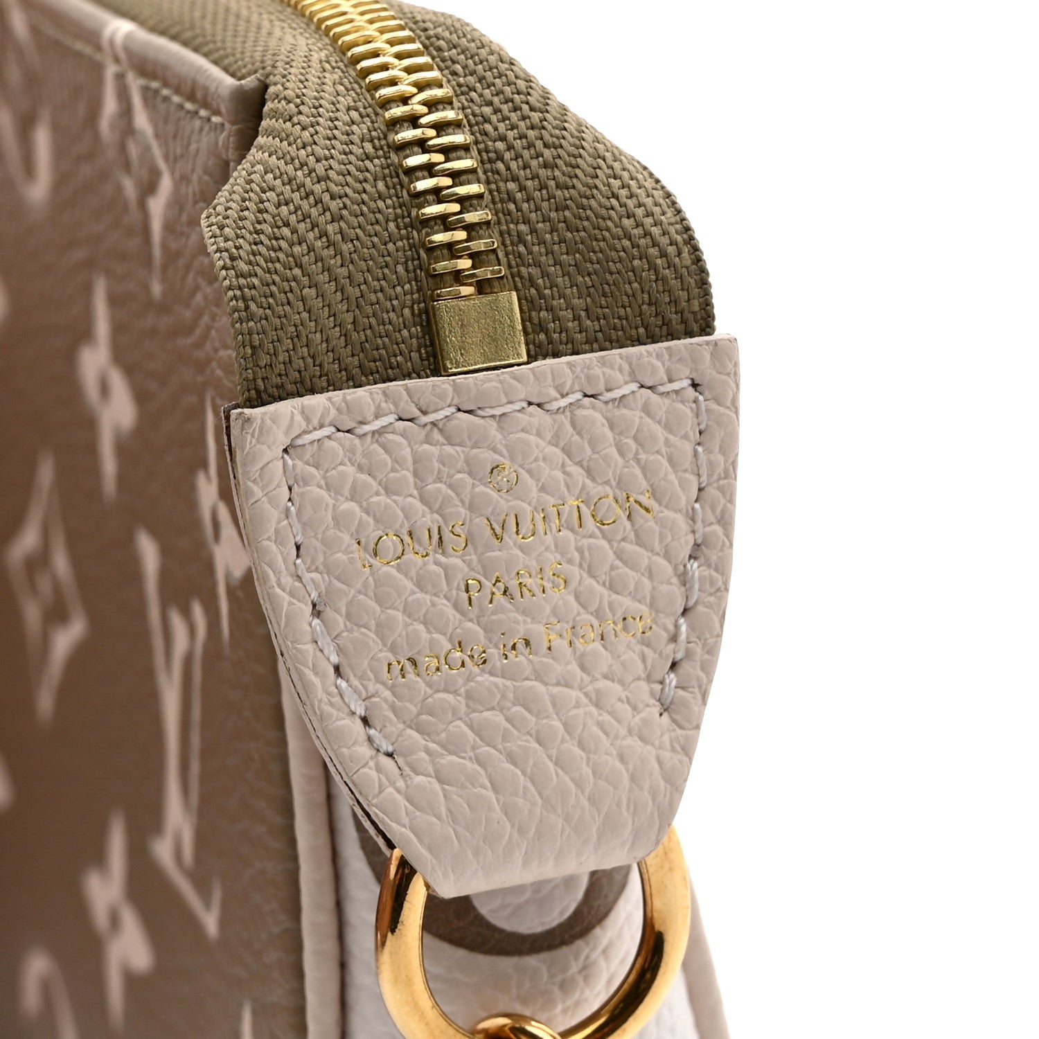 Louis Vuitton Empreinte Spring in the City Mini Pochette Accessories Kaki Beige Cream 6 of 8