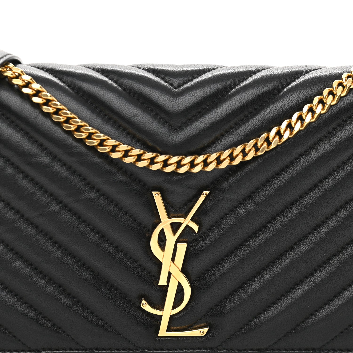 Saint Laurent Lambskin Matelasse Monogram Kate 99 Black 8 of 11