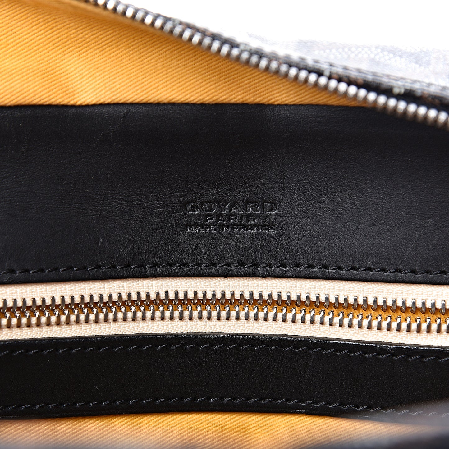 Goyardine Ambassade MM Briefcase Black
