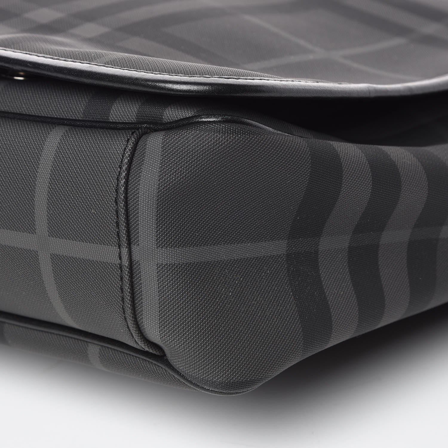 Burberry Nylon Smoked Check Messenger Bag 12 of 12