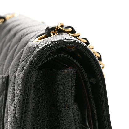 Chanel Caviar Quilted Medium Double Flap Black 14 of 14