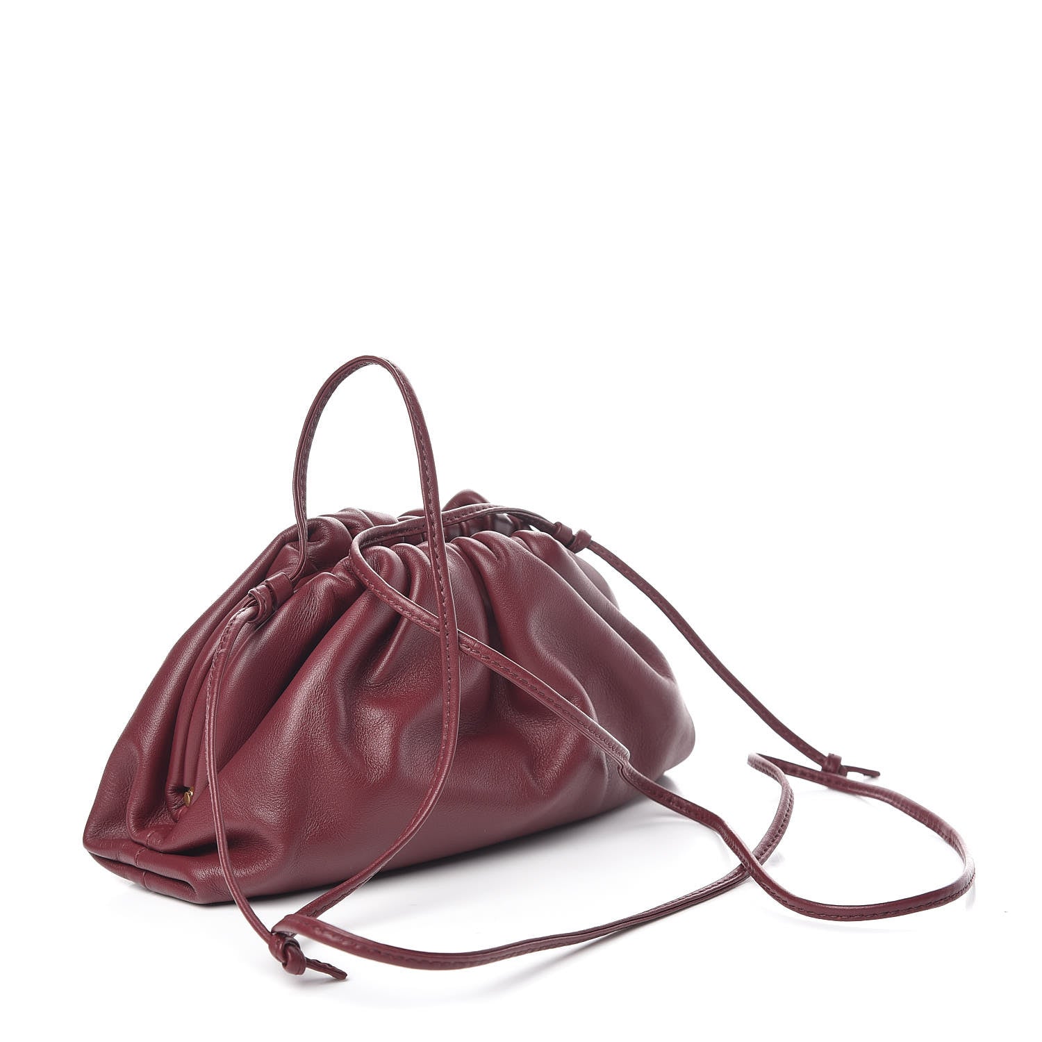 Bottega Veneta Butter Calfskin The Mini Pouch Bordeaux 3 of 9