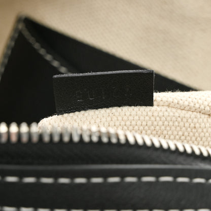Moynat X KASING LUNG Calfskin Canvas M Labubu Boston Bag Black Multicolor 8 of 11