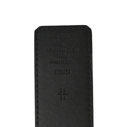 Louis Vuitton LOUIS VUITTON Calfskin Monogram 40mm LV Initiales Reversible Belt 85 34 Black 5 of 6