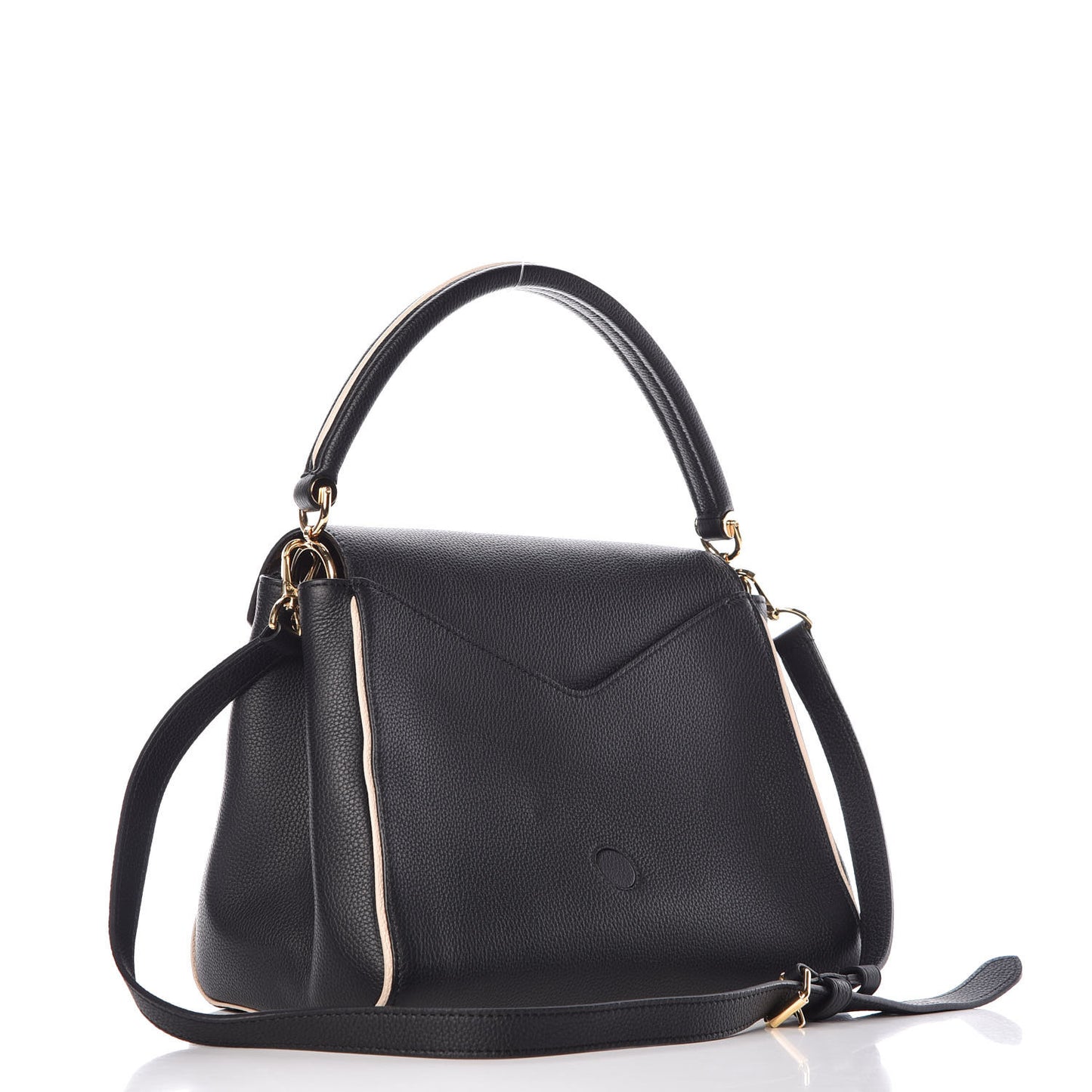 Monogram Double V Black