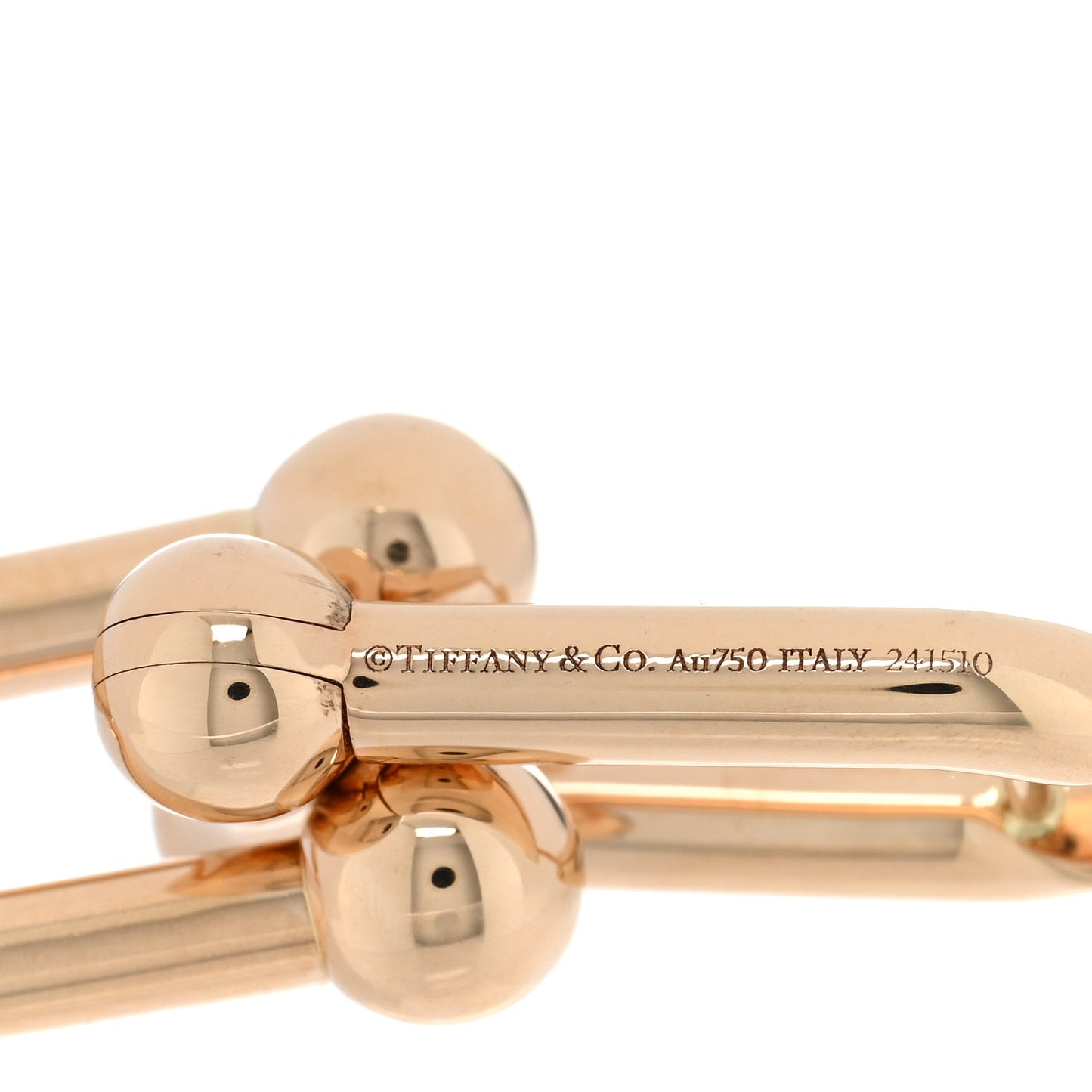 18K Rose Gold Large HardWear Link Earrings