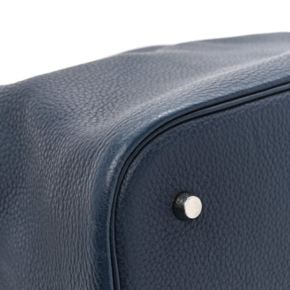 Hermes Taurillon Clemence Picotin Lock TGM Bleu Abysse 12 of 12